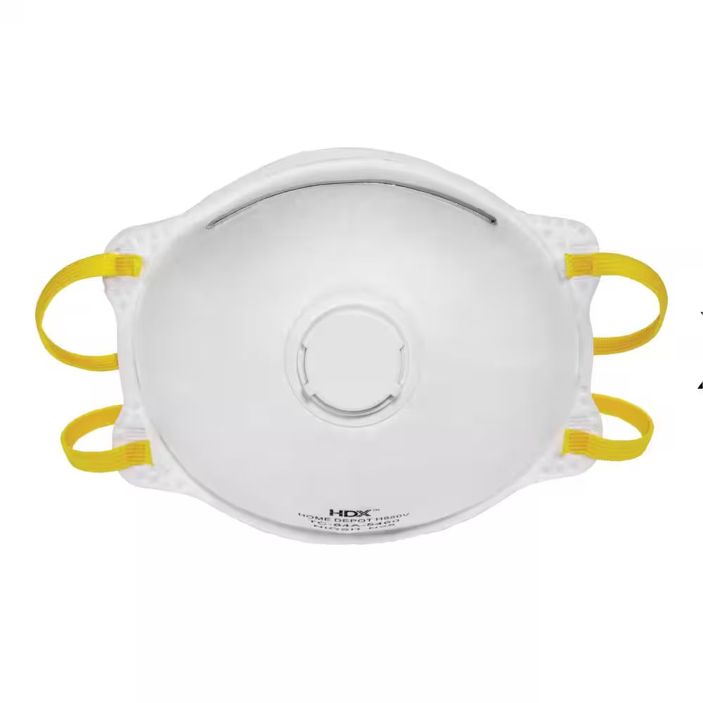 N95 Disposable Respirator Valve Box (15-Pack)