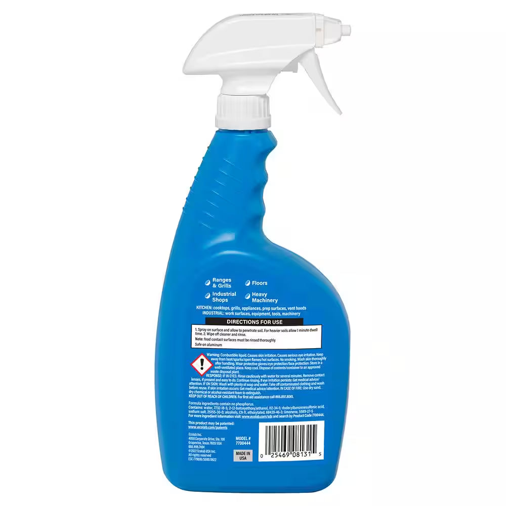 32 Oz. Heavy Duty Citrus Degreaser Concentrate Cleaner, Attacks Grease and Grime (3-Pack)