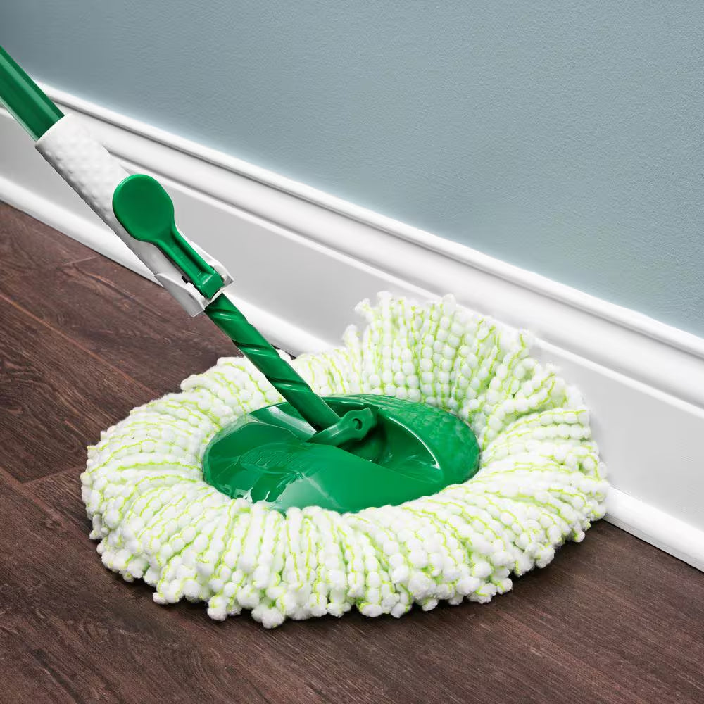 Microfiber Tornado Wet Spin Mop and Bucket Floor Cleaning System with 4 Refills