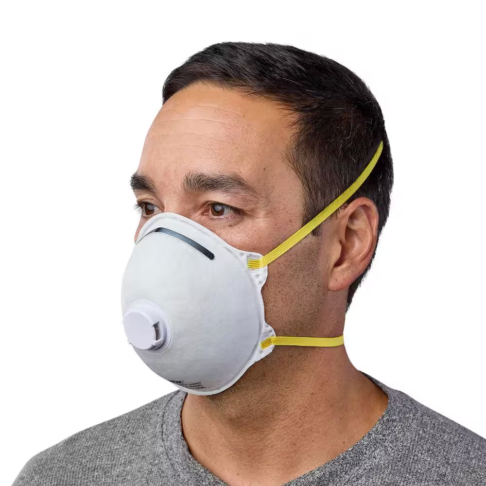 N95 Disposable Respirator Valve Box (15-Pack)