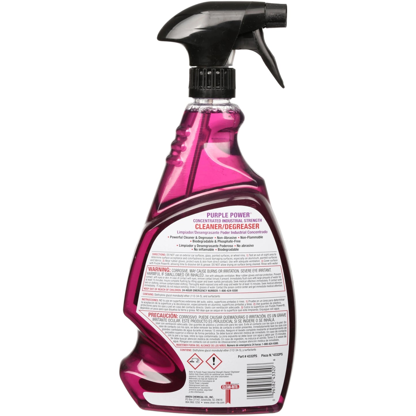 Concentrated Industrial Cleaner/Degreaser, 32 Oz