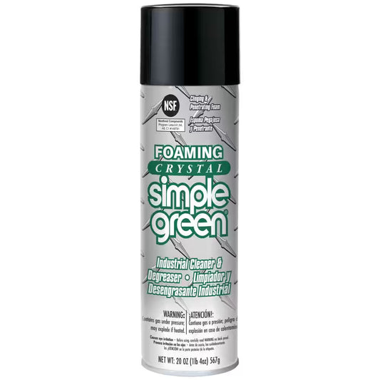 20 Oz. Foaming Crystal Cleaner/Degreaser Aerosol