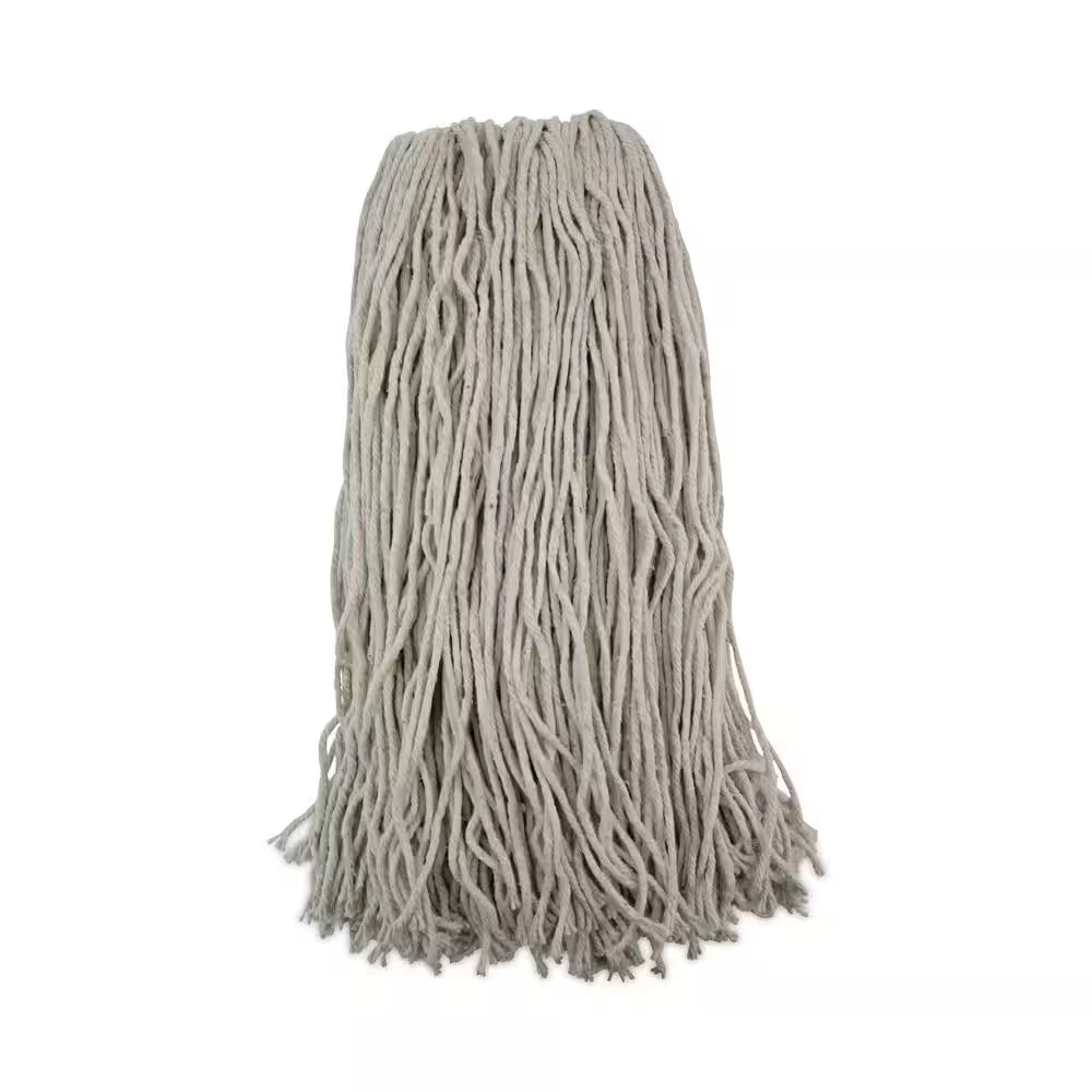 Cotton Fiber Premium Standard String Mop Mop Head, 32 Oz., White, (12-Carton)