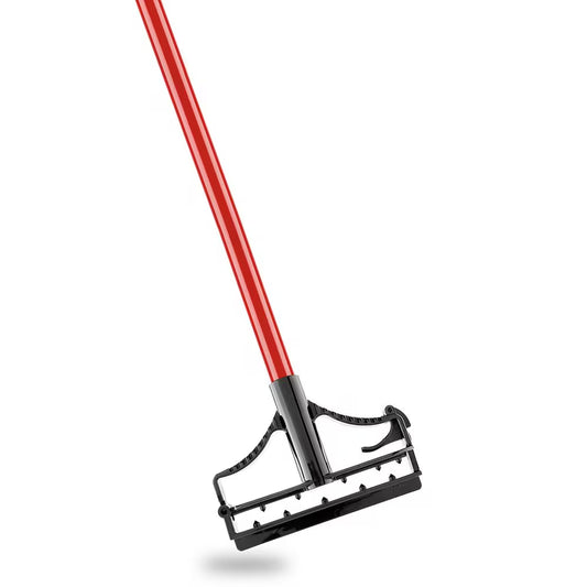 60 In. High Power Quick Change Steel Mop Handle and Resin Frame
