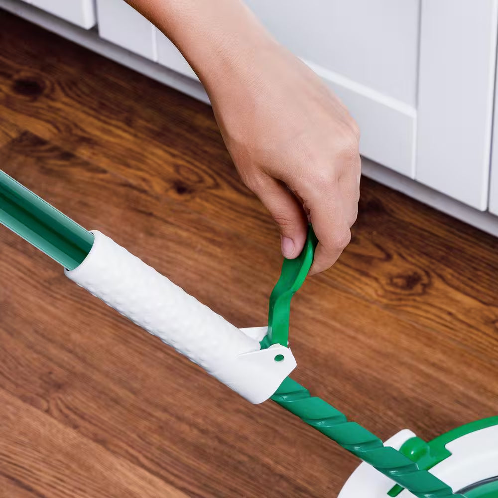 Microfiber Tornado Wet Spin Mop and Bucket Floor Cleaning System with 4 Refills